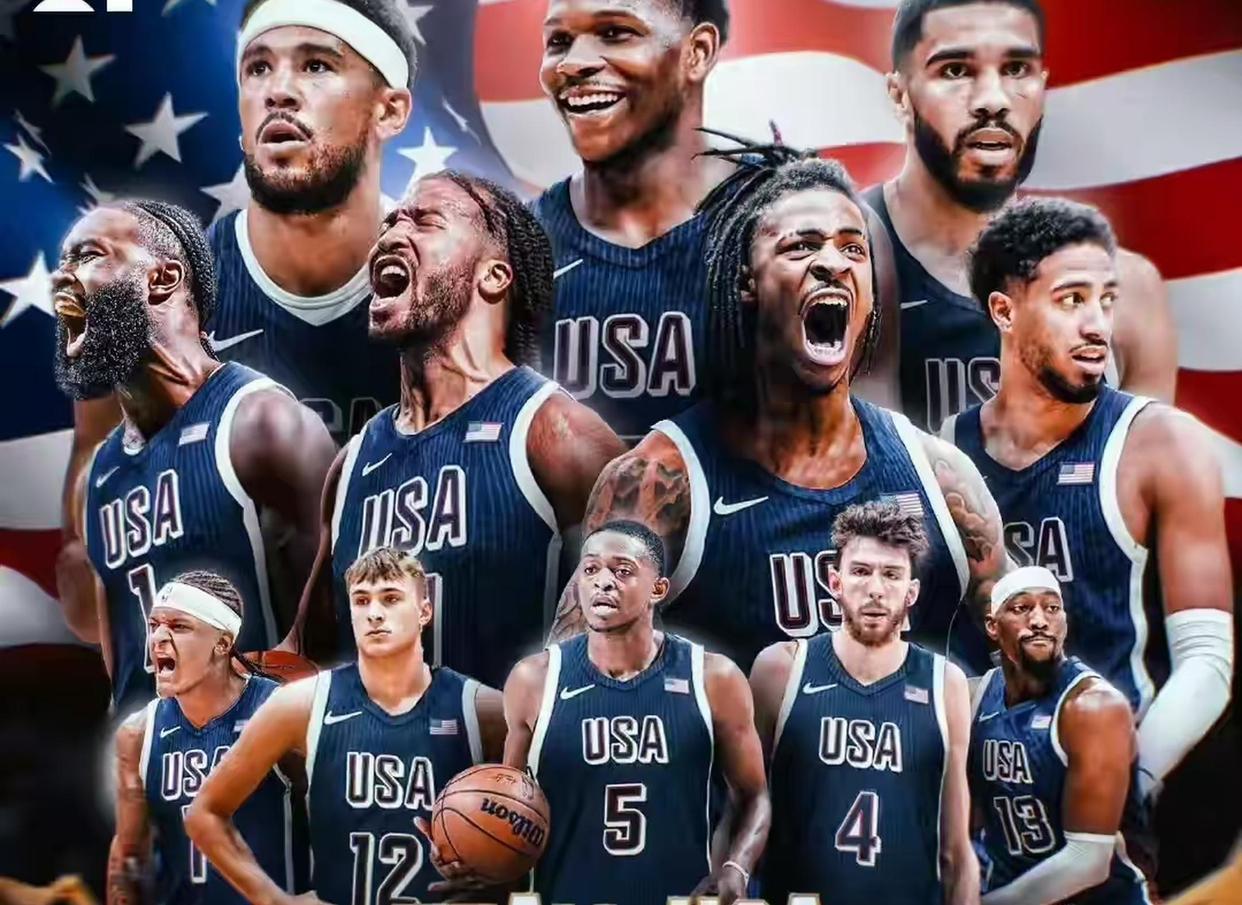 美国男篮巨头带领球队取得惊人连胜(美国男篮厉害)